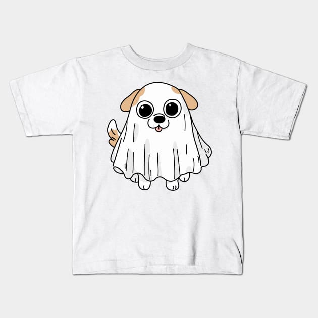 ghost dog Kids T-Shirt by StickerMainia